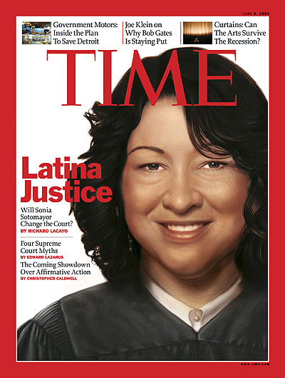 Illustration of Judge Sonia Sotomayor