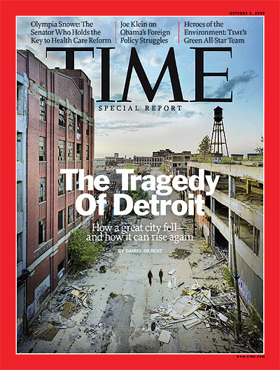 A rundown part of Detroit