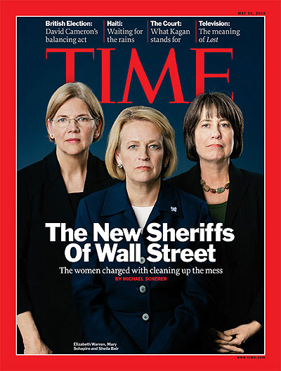Elizabeth Warren, Mary Schapiro and Sheila Bair
