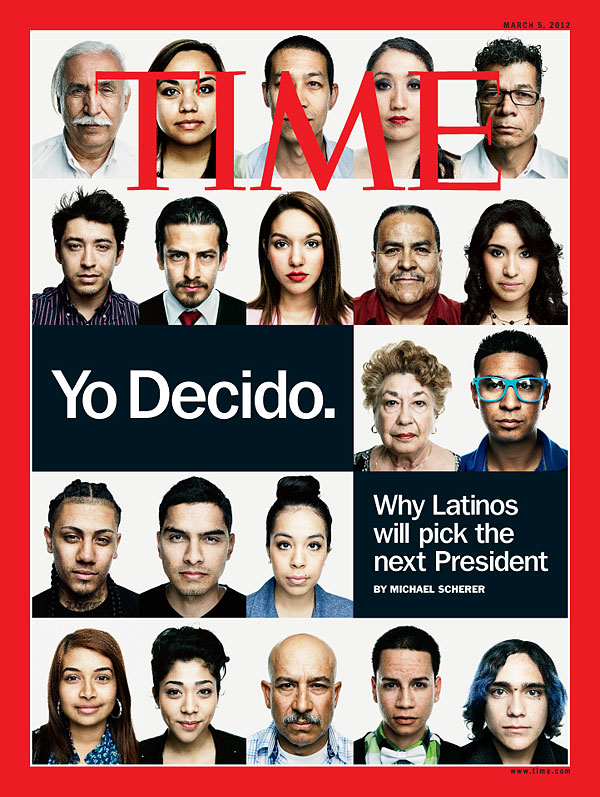 Portraits of Latino voters.
