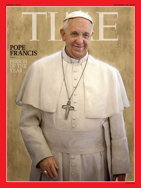 Illustration of Pope Francis