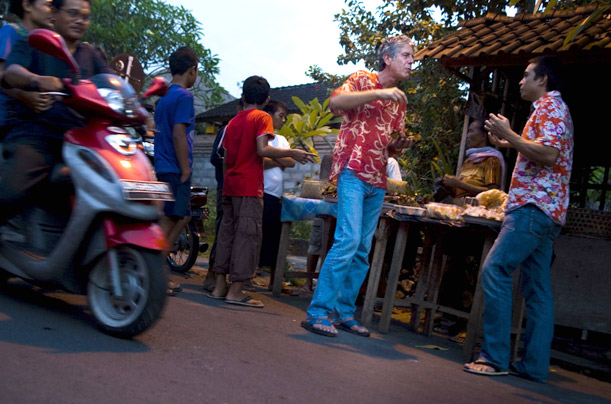 Bourdain takes pride in sampling the most exotic foods he can find. In Indonesia, while filming <i>No Reservations,</i> he shared his thoughts on the taste of the durian fruit, notoriously called 