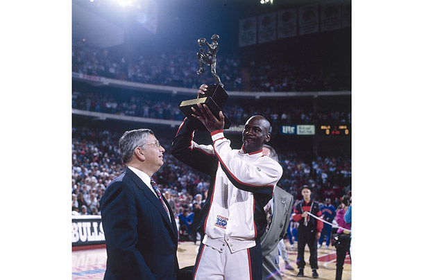 The rise in the NBA's fortunes under Stern can be traced to the very first year of his tenure, when Michael Jordan, possibly the game's greatest player, entered the league.