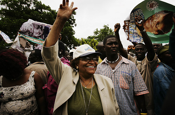 President of Liberia Ellen Johnson Sirleaf