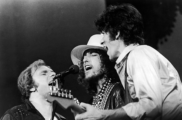 In 1978, Morrison joined Bob Dylan and The Band's Robbie Robertson in a performance of Dylan's 