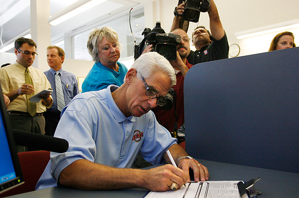 Charlie Crist
The Florida Governor sets his sights on the U.S. Senate