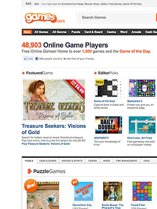 Games.com - 50 Best Websites 2010 - TIME