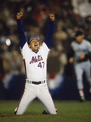 1986 Mets win Game 6 1986 World Series Mets vs Boston Hojo Photo