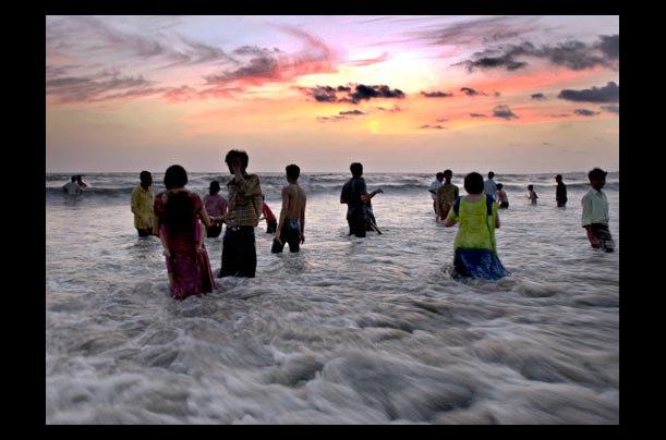 clouds loom over the arabian sea in bombay, india, before monsoons arrive in may