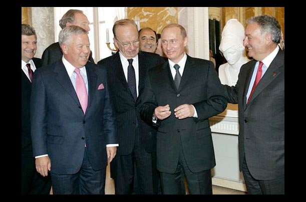 Russian President Vladimir Putin holds the diamond encrusted 2005 Super Bowl Ring Russian President Vladimir Putin holds the diamond encrusted 2005 Super Bowl Ring