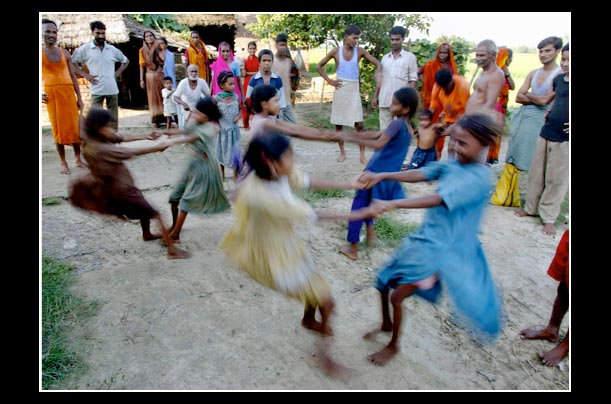 Children play in Rakshwapar, India, a village that has been hit by the Japanese Encephalitis outbreak Children play in Rakshwapar, India, a village that has been hit by the Japanese Encephalitis outbreak
