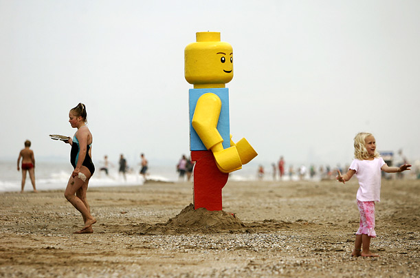 Legos Beach Statue Netherlands