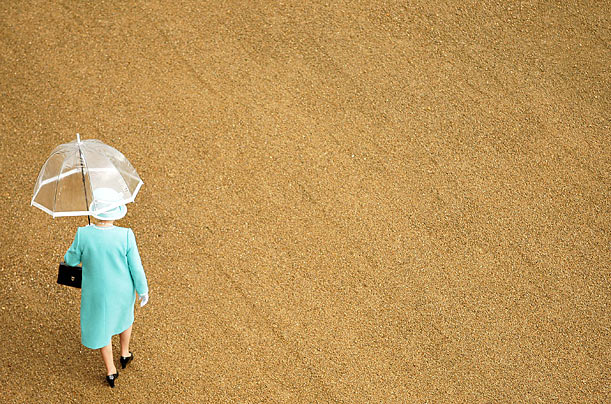 Queen Elizabeth II arrives at the first Royal Garden Party of the summer at Buckingham Palace. Queen Elizabeth II arrives at the first Royal Garden Party of the summer at Buckingham Palace.